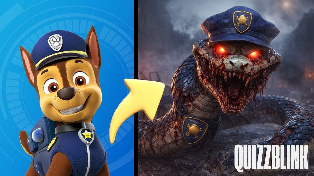 PAW PATROL as ZOMBIE SNAKE - All Characters Transformation 2026