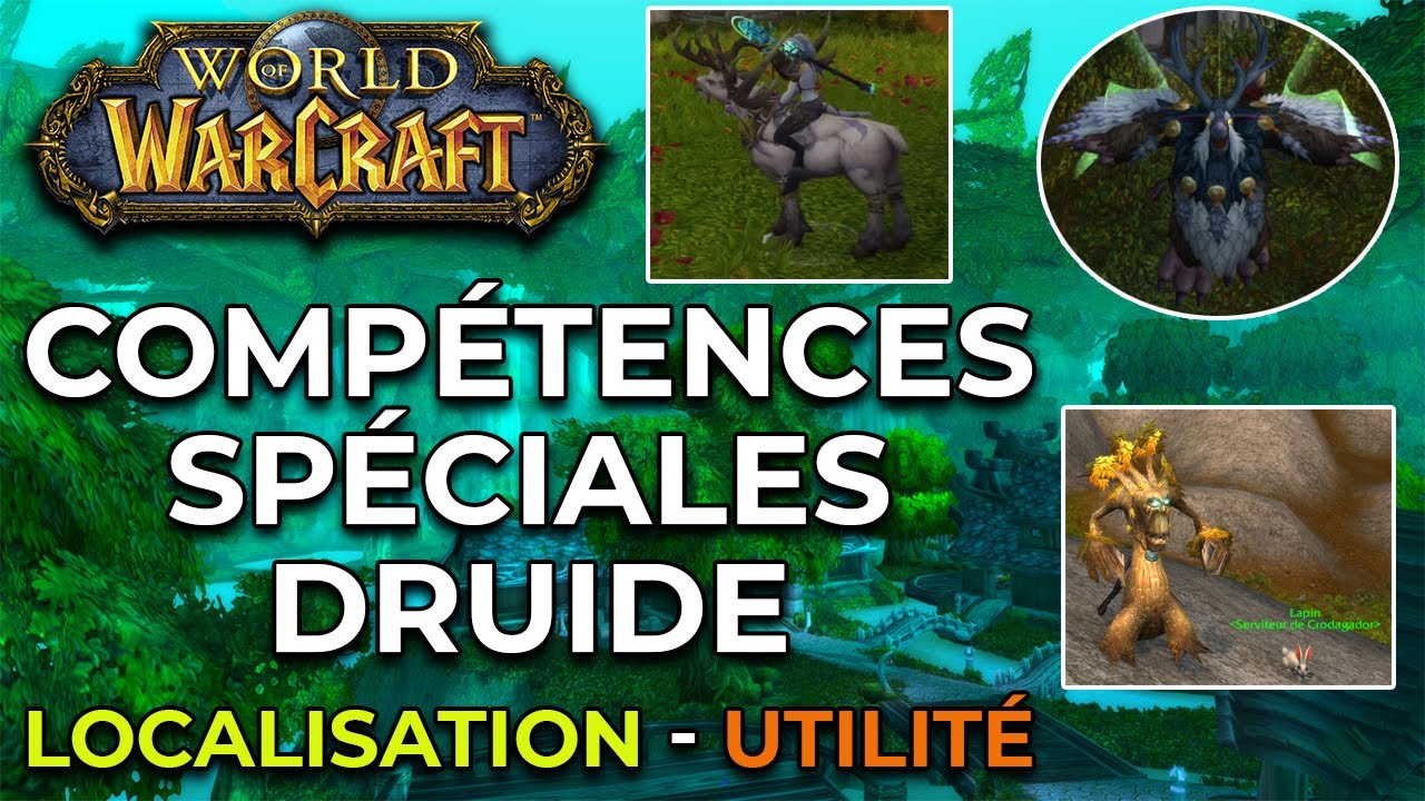 WoW - Compétences spéciales du Druide : Forme de Monture, Anti chute et