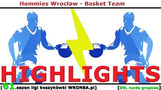 [WRONBA, 61.sezon] 23.03.2026:  HIGHLIGHTS: Hommies Wrocław - Basket Team [SuperWRONBA]