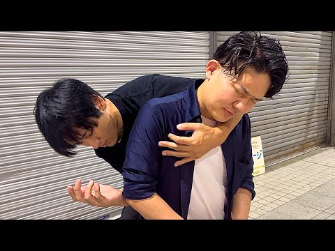 ASMR はぁ〜…肩が痛いし、腰も痛い！お身体がボロボロのお兄さんにガッツリ肩もみマッサージ！