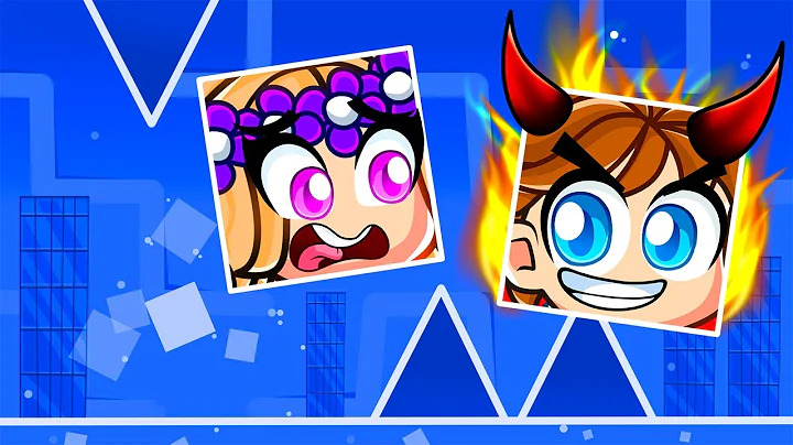 Pretending to be a NOOB in Geometry Dash, Then BEATING EVERY LEVEL!