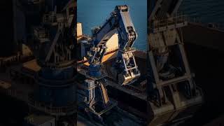 This Siwertell ST-790 Ship Unloader Looks Absolutely UNREAL!🤯🔥 #heavymachinery #farming #megafactory