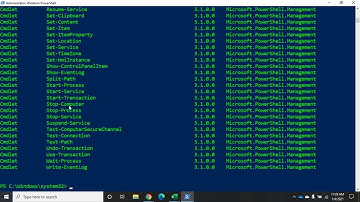 Using Get-Command to discover commands