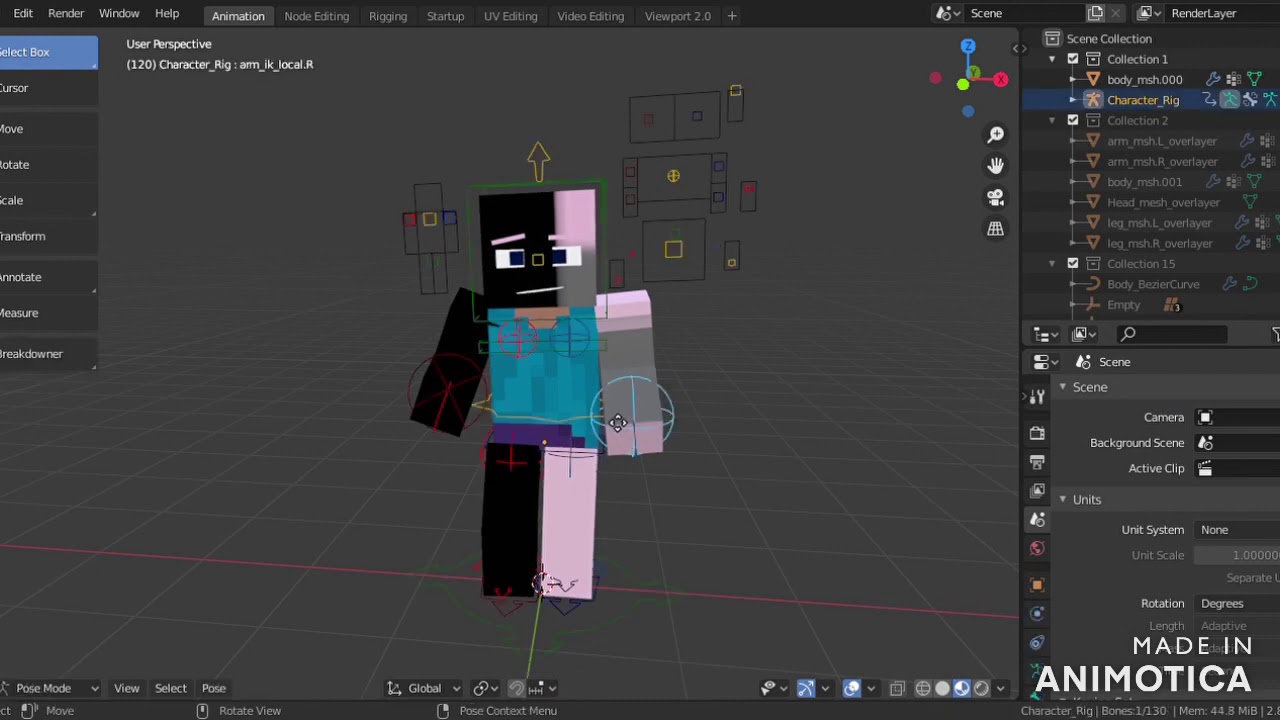 Wave Animation Minecraft Simple Wave Minecraft animation - YouTube