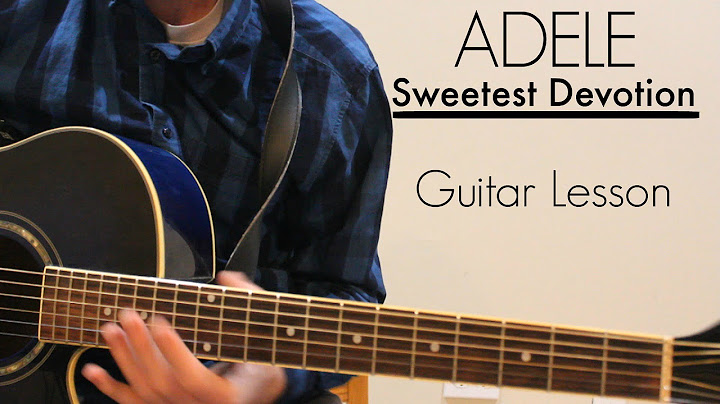 Sweetest Devotion Guitar version - Guitar performance video thumbnail