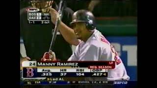 Red Sox @ A's - October 1, 2003 (ALDS Game 1 - Pedro Martinez vs Tim Hudson) screenshot 4