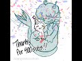 thanks for 400 subs ⭐🐟 #art #oc #subgoal #drawing