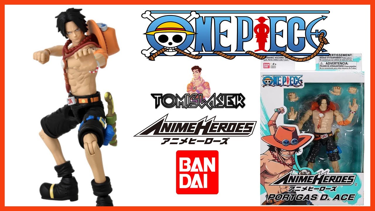 Review Portgas D Ace  Anime Heroes Bandai One Piece Revisión Español