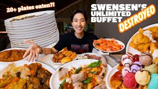 Swensen S Unlimited All You Can Eat Buffet Smashed 20 Plates Of Food Eaten Best Halal Buffet? 