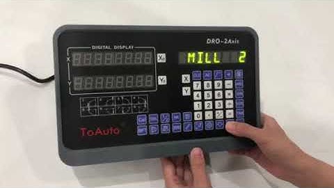 ToAuto DRO setting Change machine type: LATHE/MILL/EDM/GRIND