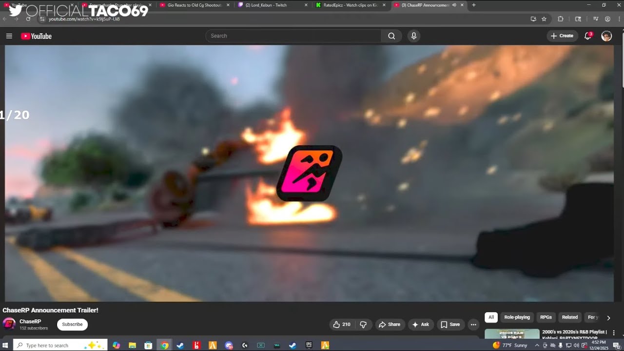 Реакция Тако на трейлер сервера Penta, оценка на Omegle и другие | Prodigy RP | GTA RP | CG