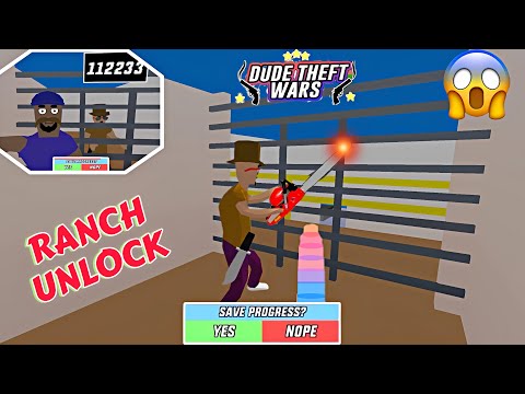 Finally Ranch Unlock Mission 2025 in Dude Theft Wars !!! 😱