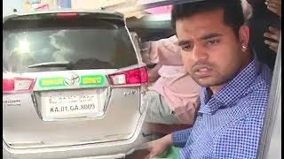 HD Deve Gowda's grandson uses government vehicle in Karnataka screenshot 5