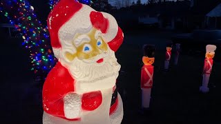 16-year-old's holiday display features hundreds of Christmas blow mold collectibles