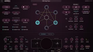 AudioDamage AXON 3 AUv3 | Brilliant Drum synthesizer for iOS iPad | Coming soon | Master Randomizer