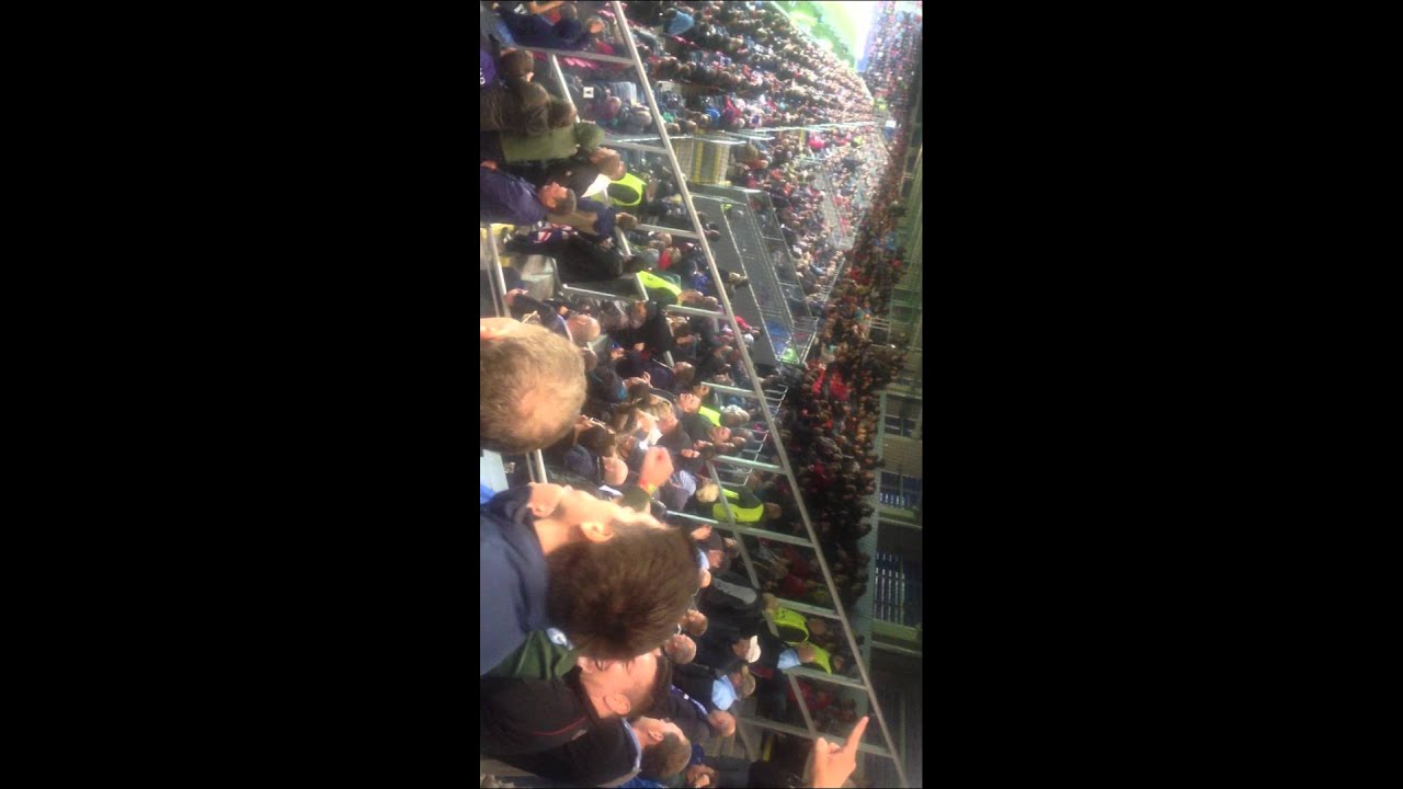 City fans in Plzen singing the new Negredo song