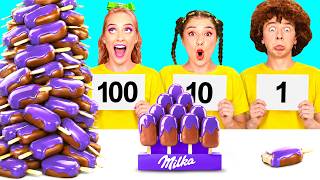 100 Layers of Food Challenge | Crazy Kitchen Situations by BaRaDa Challenge