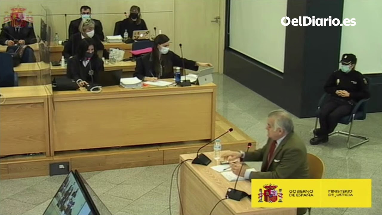 Continuación de la declaración de Luis Bárcenas en el juicio por la caja B del Partido Popular