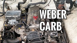 How to Install Weber 32/36 Carb in Mazda B2200 B2000 | Part 2 Flake Garage