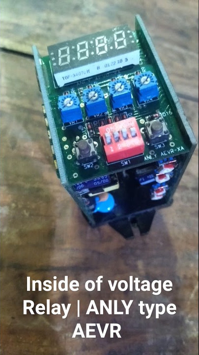 inside of voltage Relay | ANLY type AEVR #voltagerelay #anly #electrical