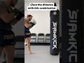 Close the distance with this combination #kickboxing #muaythai #ufc #martialarts