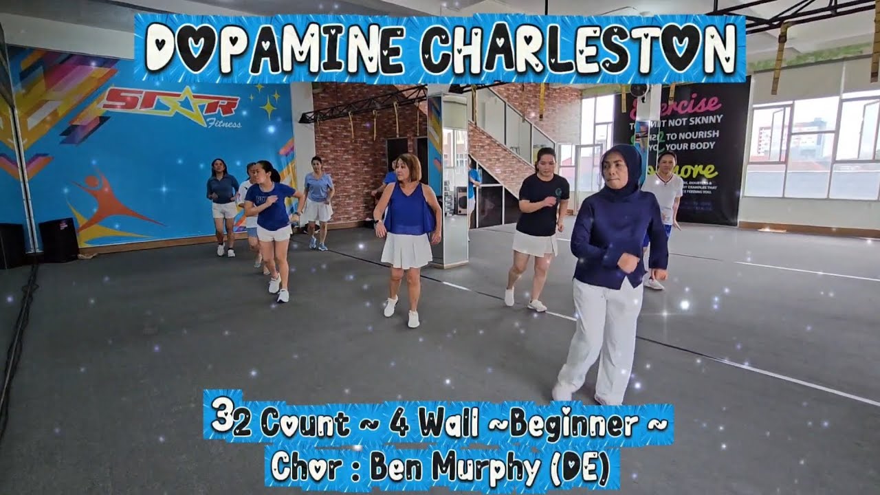 DOPAMINE CHARLESTON | Beginner | Chorr : Ben Murphy (DE) | StarFit LineDance