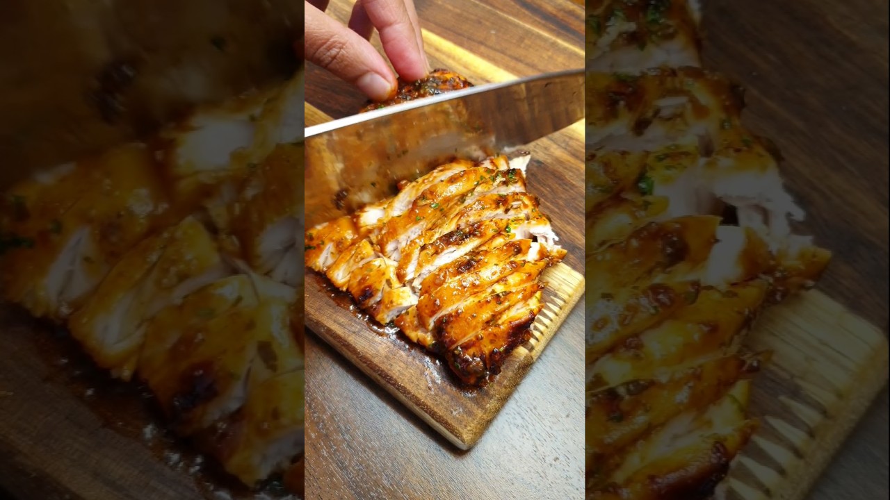 if your air fryer chicken breast doesn't look like this, you are doing it wrong 