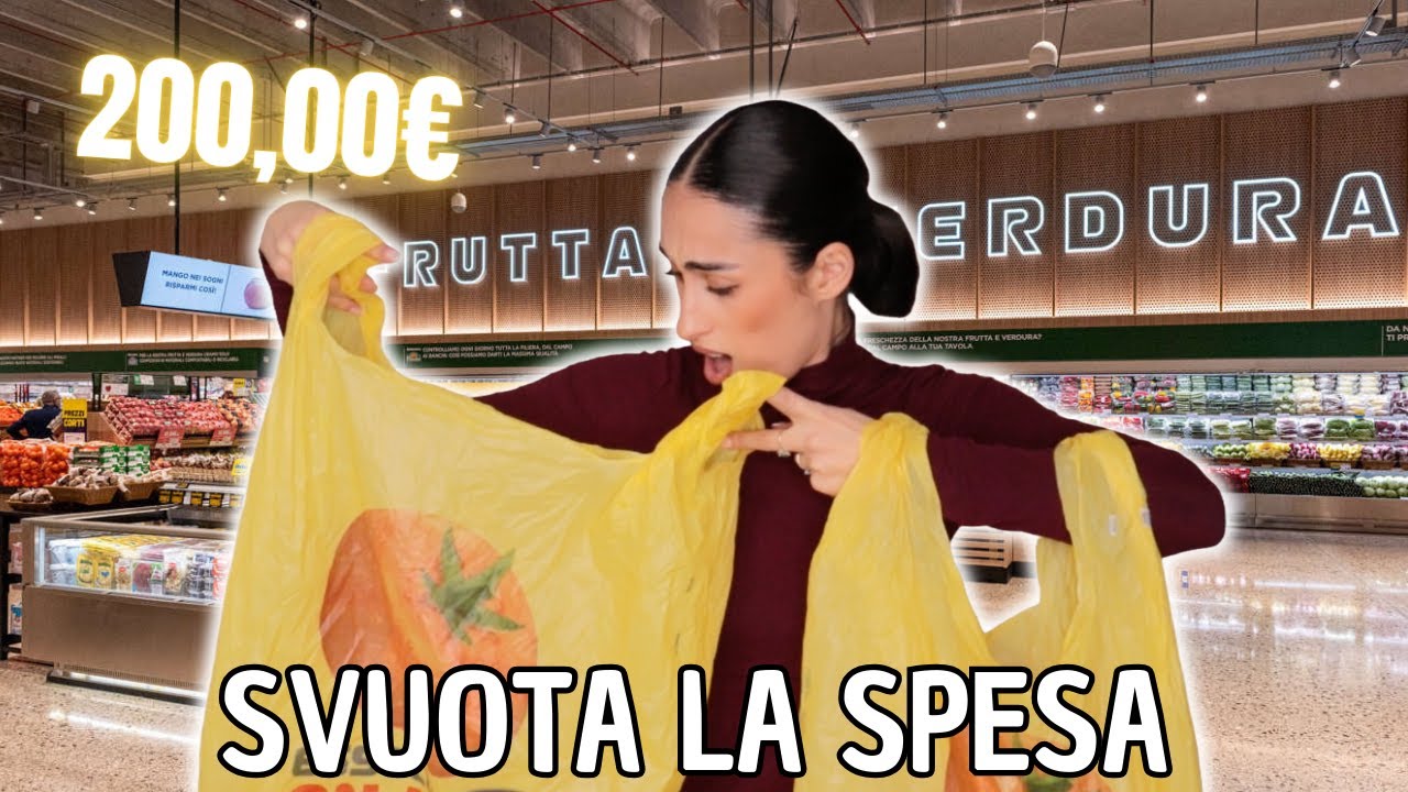 HO SPESO 200€ 🛒 SVUOTA LA SPESA ESSELUNGA