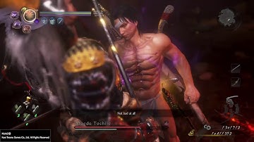 Nioh 2 NG+ Solo lvl 1 vs Maeda Toshiie (No Damage/Armor/Items/Yokai Shift/Ninjutsu/Onmyo)