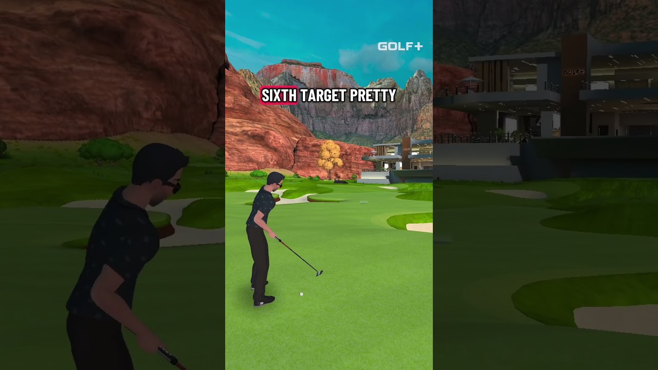 Trying out the putting mini game! #golfplusvr #golf #vrgaming #metaquest