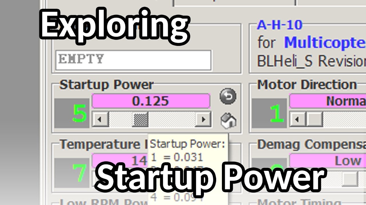 Exploring Startup Power YouTube