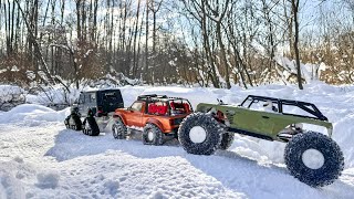 Настоящие проходимцы в деле! RC crawler трофи в Измайлово 11.02.2024 часть 1