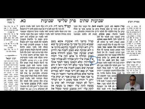 Shevu'ot 21a - Youtube