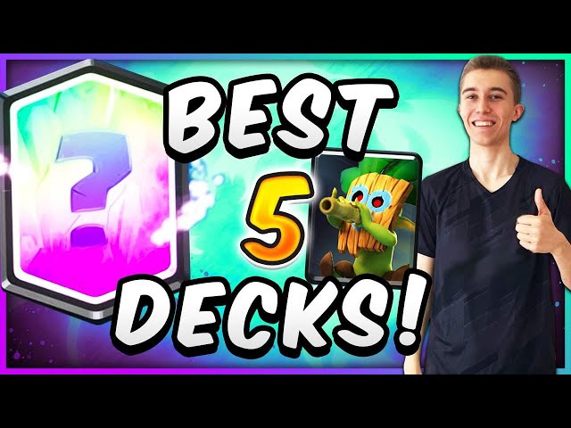 NEW* TOP 5 STRONGEST DECKS IN CLASH ROYALE! RANKING BEST DECK LIST! 