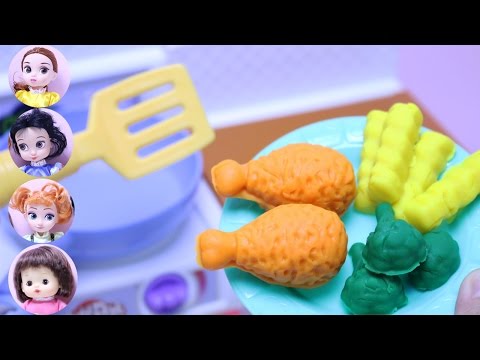 ของเล่นทำอาหาร ชุดเครื่องครัวทำอาหารแป้งโดว์ Play Doh Cooking Play Set Makin Foods Playdoh