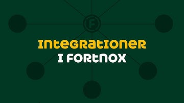 Integrationer i Fortnox