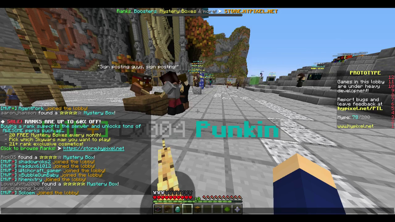 [Minecraft Hypixel] Random games (Live Stream Upload) - YouTube