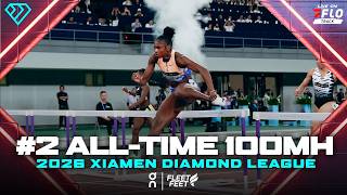 Masai Russell Sets NEW American 100mH Record at Xiamen Diamond League 2026