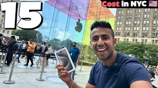 Unboxing my iPhone 15 Pro Max at Apple's Biggest Store! New York!