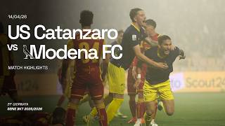 Highlights Serie BKT: Catanzaro - Modena 2-2