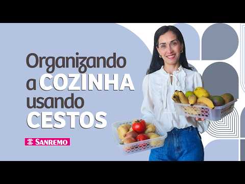 How to Organize Your Kitchen Using Baskets | Sanremo Tips