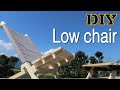 【DIY】How to make a low chair｜キャンプでもBBQでも使えるオシャレなローチェア #29