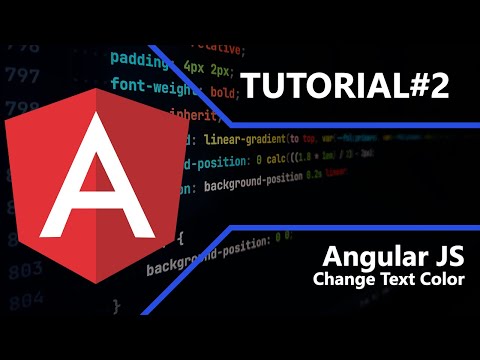 Angular JS | Change Text Color | Tutorial #2