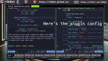 Neovim Plugin for Ollama Local AI ( local LLMs)