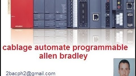 CABLAGE AUTOMATE PROGRAMMABLE ET CONTACTEUR ALLEN BRADLEY