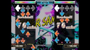 [DDR A] SUPER SAMURAI [Single DIFFICULT Lv12] 譜面確認+クラップ付