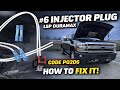 P0206 Duramax L5P #6 injector pigtail replacement
