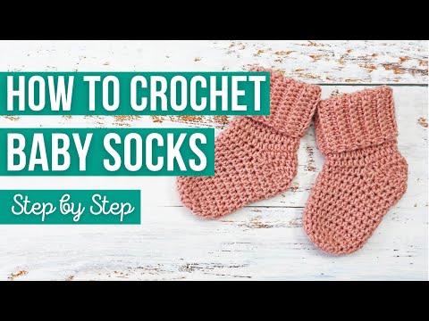 ভিডিও: কিভাবে বাচ্চা মোজা Crochet