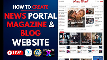 How to Create a News Portal Website | Magazine & Blog Website with WordPress – Newspaper Theme 2023