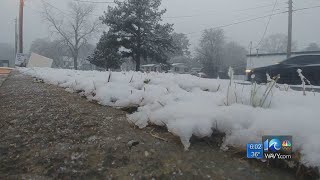 Team coverage: First snow of 2020 in Hampton Roads
